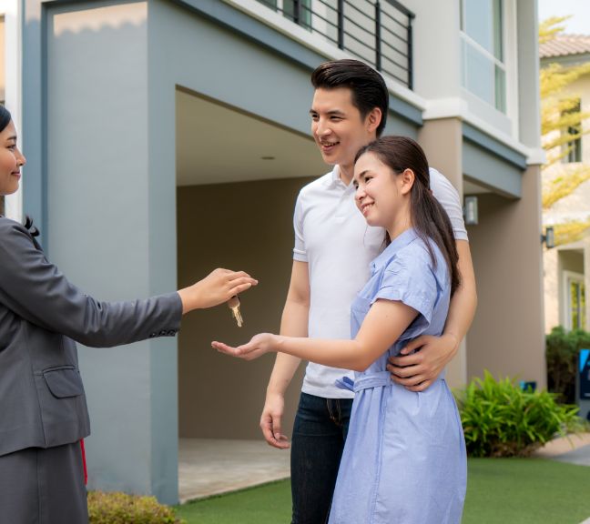 Couple Receiving Keys